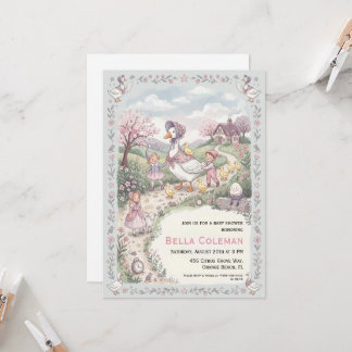 Mother Goose Baby Shower Einladungen