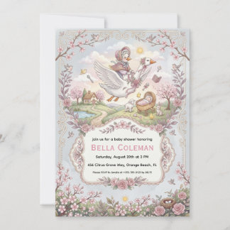 Mother Goose Baby Shower Einladungen