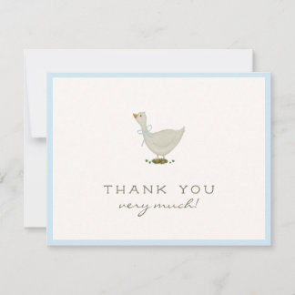 Mother Goose Baby Shower Thank You Card Dankeskarte