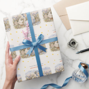 Mother Goose Baby Wiege Baby Shower Geschenkpapier