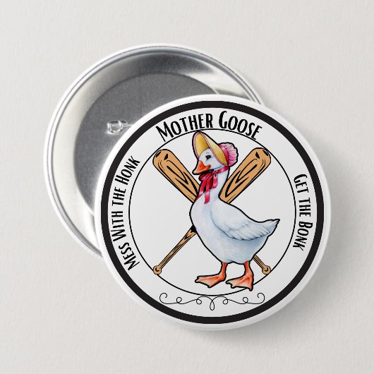 Mother Goose Button (Vorne & Hinten)