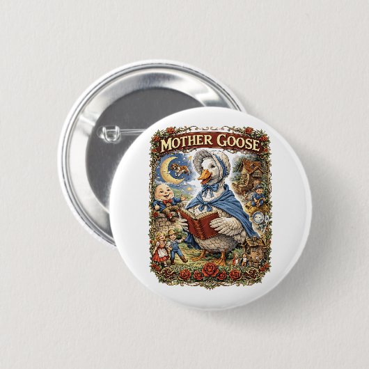 Mother Goose Button (Vorne & Hinten)