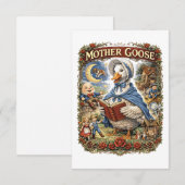 Mother Goose Dankeskarte (Vorne/Hinten)