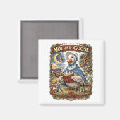 Mother Goose Magnet (Vorderseite/Rückseite)