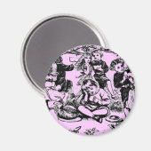 Mother Goose Magnet (Vorderseite/Rückseite)