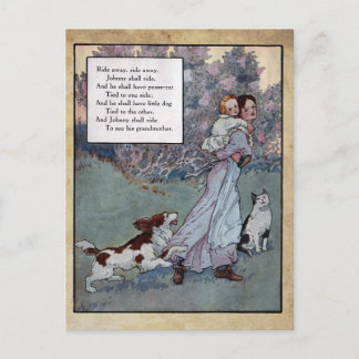 mother goose nursery rhymes 10 postkarte