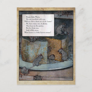 mother goose nursery rhymes 8 postkarte