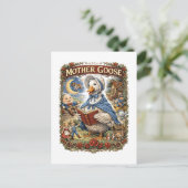 Mother Goose Postkarte (Stehend Vorderseite)