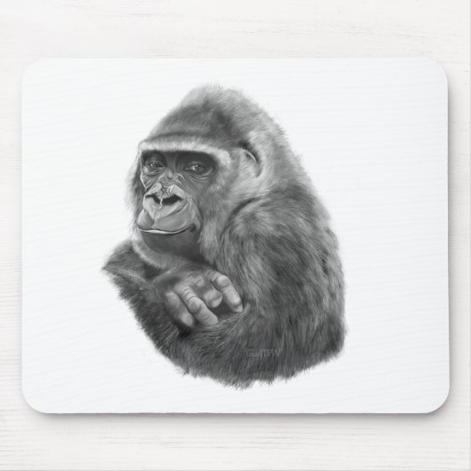 Mother gorilla Mouse Pad 母ゴリラのマウスパッド Mousepad (Vorne)