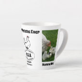 Mother Hen Best Momma Ever Foto Name Milchtasse (Rechte Ecke)