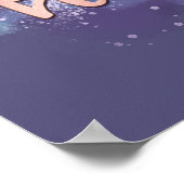 Mother Hustler Trendy Rose Gold Mama Typografie Poster (Ecke)