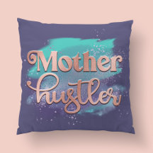 Mother Hustler Trendy Roségold-Mom-Typografie
