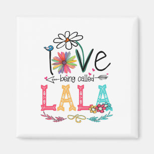 Mother I Love Being Called Lala Sunflower Birthday Magnet