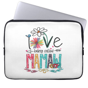 Mother I Love Being Called Mamaw Sunflower Laptopschutzhülle