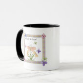 Mother-In-Law Butterfly Flower Mothers Day Gifts Tasse (Vorderseite Links)