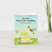 Mother in Law Happy St Patricks Day Birthday Karte (Vorderseite)