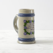 'Mother Julian' Stein Bierglas (Vorderseite Links)
