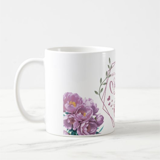 Mother Love Modern Design  Kaffeetasse (Links)