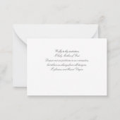 Mother Mary prayer card Mitteilungskarte (Rückseite)