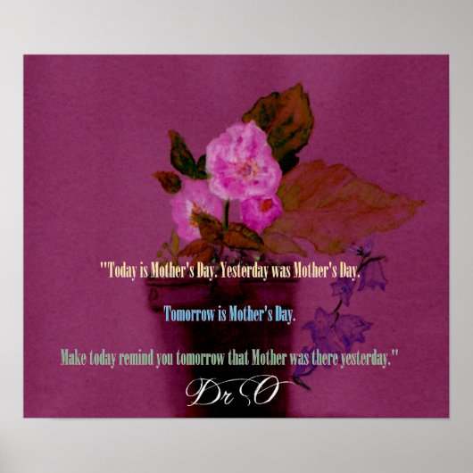 Mother Message Series III Poster (Vorne)