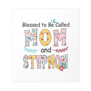 Mother Mom And Stepmom Birthday Notizblock