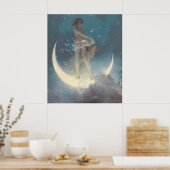 Mother Moon Vintag Art Poster (Küche)