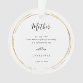 Mother/Mum Of The Bride Keepsake Ornament (Vorderseite)