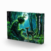 Mother nature's gentle touch on a spotted fawn fotoblock (Rechts)