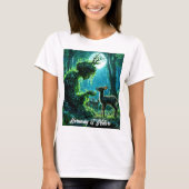 Mother nature's gentle touch on a spotted fawn T-Shirt (Vorderseite)