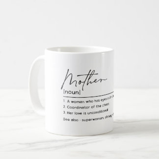 Mother Noun Funny Mother's Day Gift Kaffeetasse