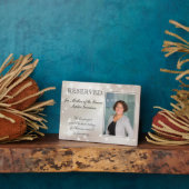 Mother of Groom Stars Foto Memorial Wedding Fotoplatte (Seite)