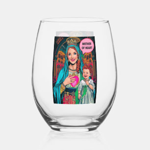 Mother of Heart Weinglas Ohne Stiel