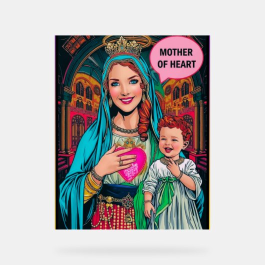 MOTHER OF HERAT ACRYLSCHILD (Vorderseite)