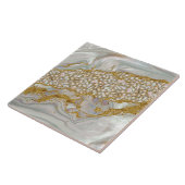 Mother of pearl and gold Abstract Fliese (Seite)