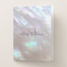 Mother-of-pearl  Monogram Shimmering