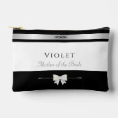 Mother of the Bride Gift | Elegant Custom Makeup Zubehörtasche (Vorderseite)