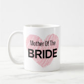 Mother of the Bride Kaffeetasse – Geschenk zur Hoc (Links)