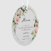 Mother Of The Bride Keepsake Ornament (Vorderseite)