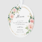 Mother Of The Bride Keepsake Ornament (Vorderseite)