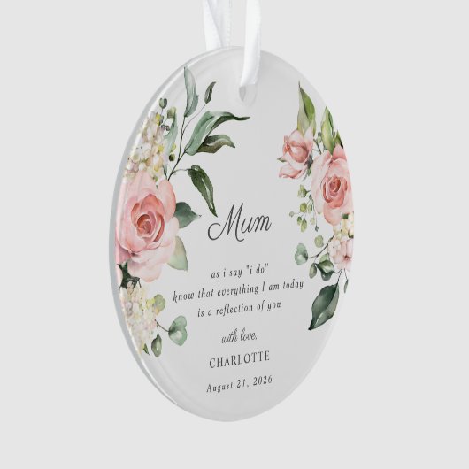 Mother Of The Bride Keepsake Ornament (Vorderseite)