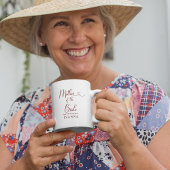 Mother of the Bride Pink Peony Wedding Kaffeetasse