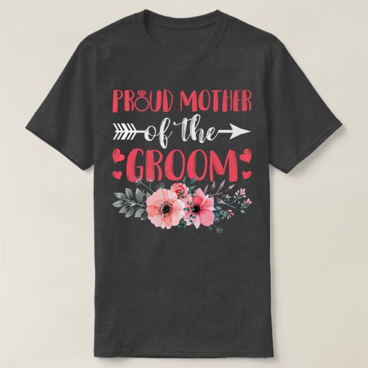 Mother Of The Groom Bachelor Party Grooms Mother M T-Shirt (Design vorne)