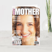 Mother Personalized Magazine Cover Karte (Vorderseite)