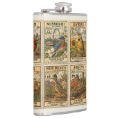 Mother Road Vintage Collage Canteen Flachmann (Rechts)