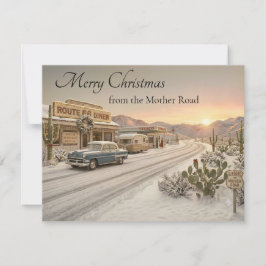 Mother Road Weihnachts-Wüsten-Feiertagsgrüße Feiertagskarte