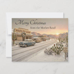 Mother Road Weihnachts-Wüsten-Feiertagsgrüße Feiertagskarte