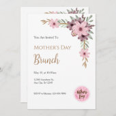 Mother´s Day Brunch Invitation Einladung (Vorne/Hinten)