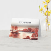 Mother´s Day Card "Best Mum Ever" Karte (Gelbe Blume)