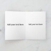 Mother’s Day Card Cute Rustic Floral Letter Karte (Innenseite)