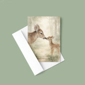 Mother’s Day Card – Deer Kissing Noses Karte
